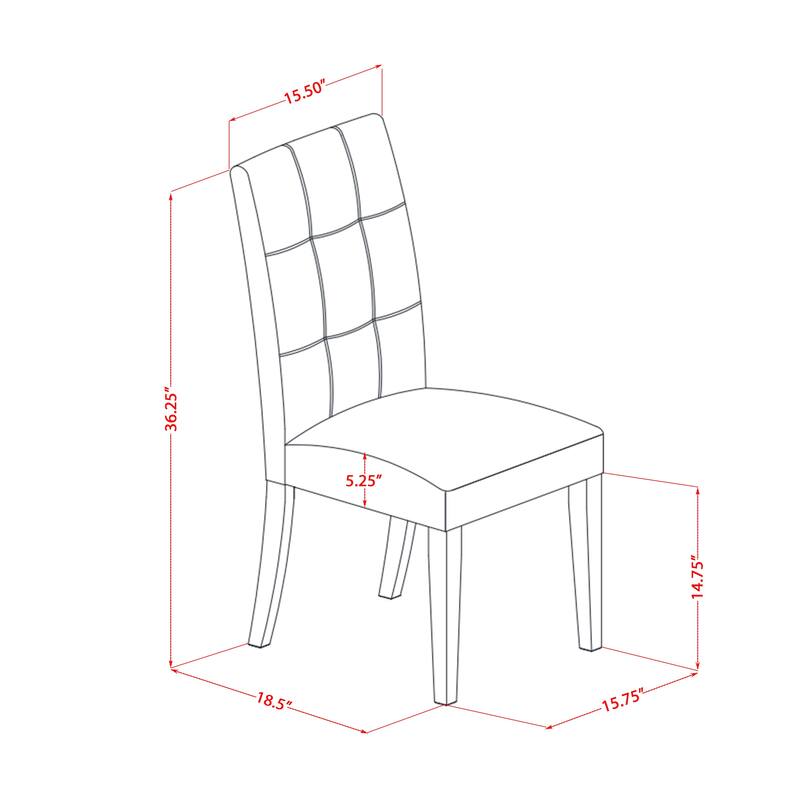 East West Furniture Dining Room Set Includes a Round Dining Table and Chairs, Linen White (Pieces Options)
