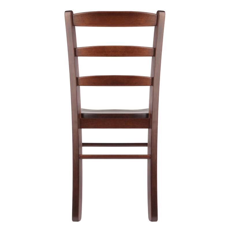 2-Pc Ladder-back Chair Set - 16.6 x 20.5 x 34.7 inches