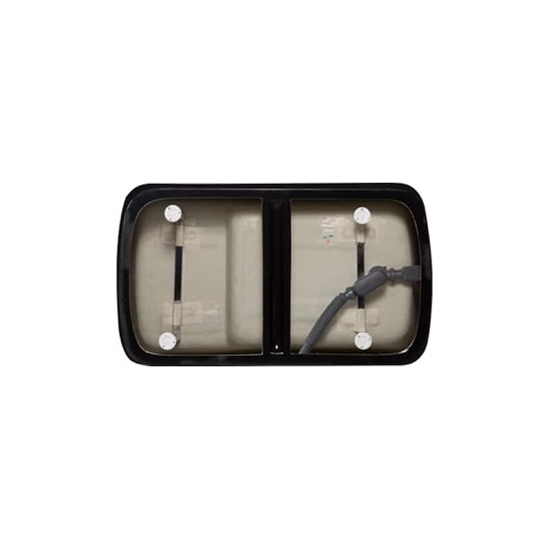 49 in. x 28 in. Acrylic Freestanding Soaking Bathtub in Black