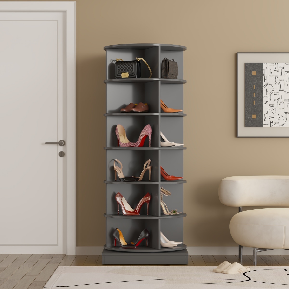 Shoe spinning rack online