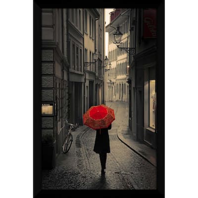 "Red Rain" by Stefano Corso Print on Acrylic