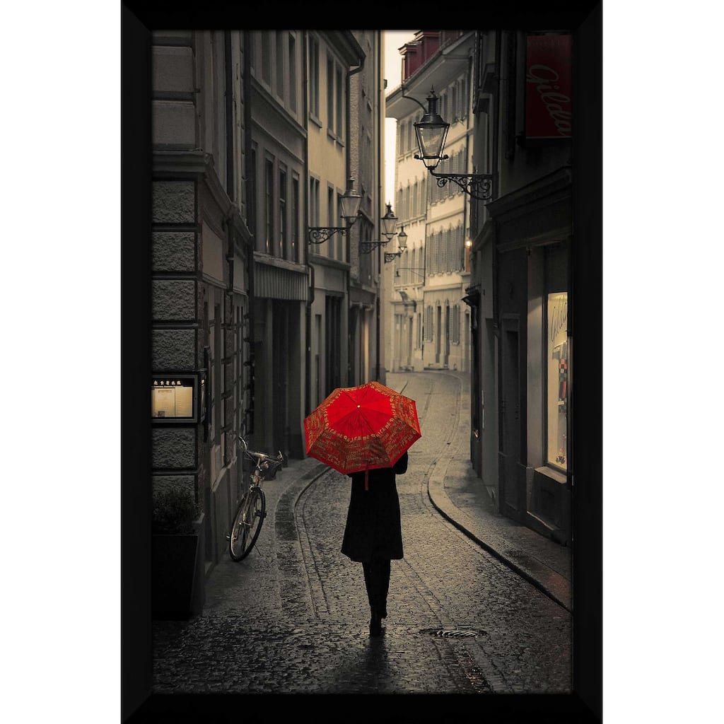 "Red Rain" by Stefano Corso Print on Acrylic