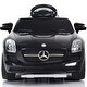 preview thumbnail 4 of 8, Costway BLACK MERCEDES BENZ SLS R/C MP3 KIDS RIDE ON CAR ELECTRIC