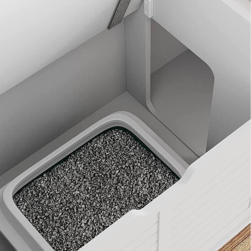 Cat Litter Box Enclosure Furniture, Cat Washroom Hidden Furniture