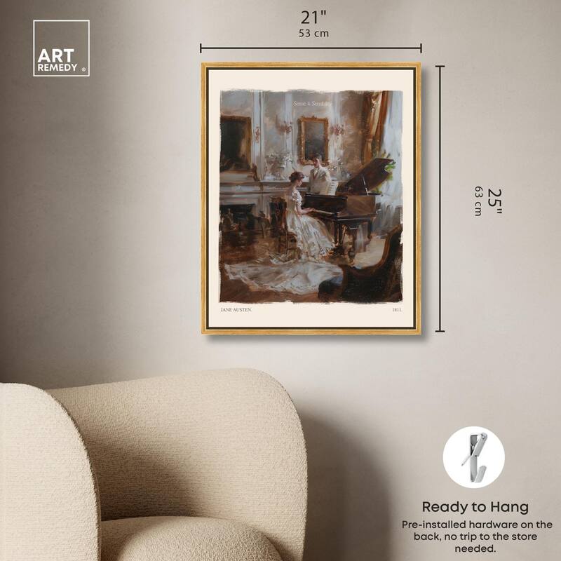 Sense and Sensibility Scene Canvas by Art Remedy