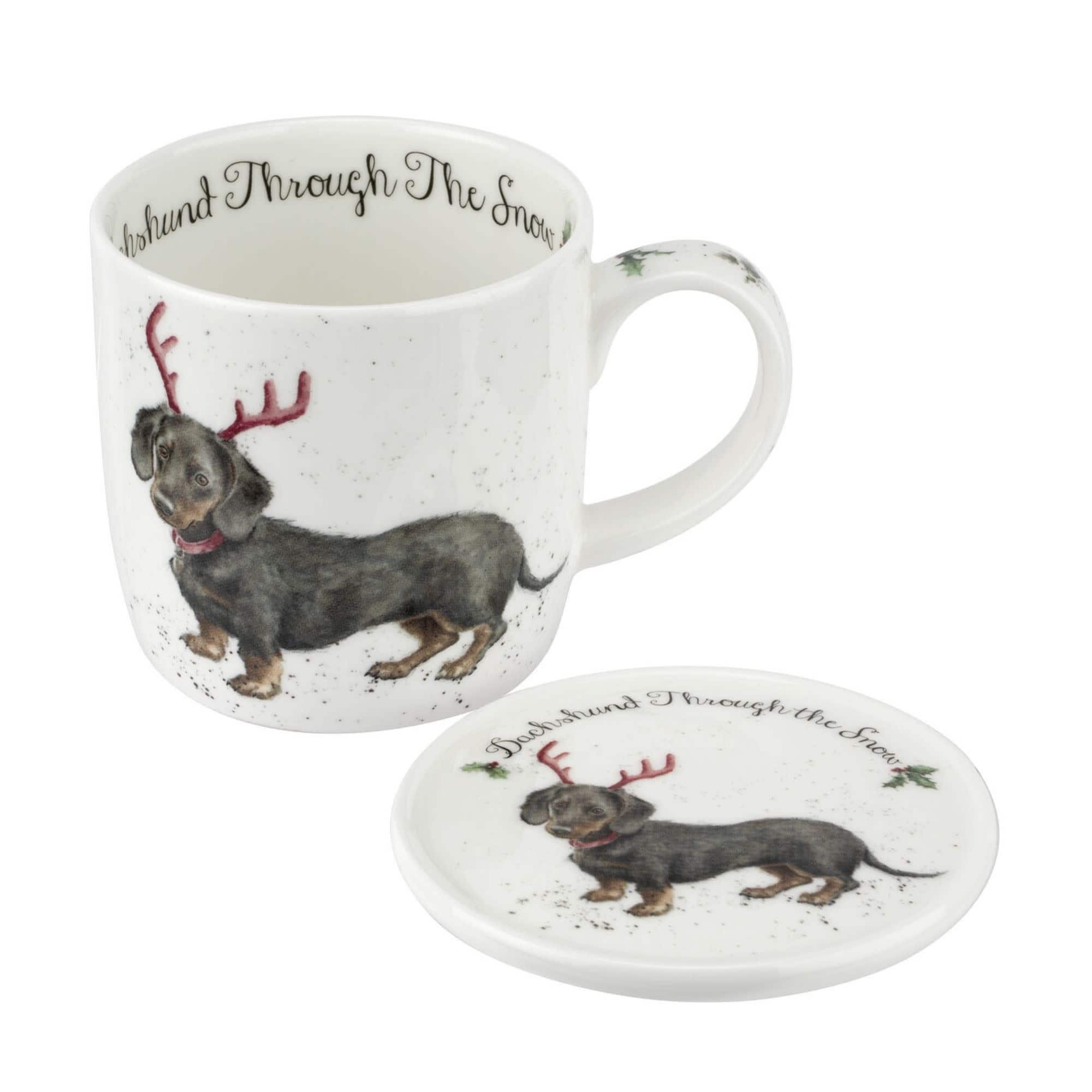 Option Through The Snow (Dachshund Dog)