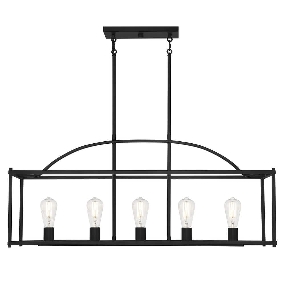 Savoy House Palladian 5 Light 12" Wide Linear Chandelier