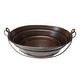 preview thumbnail 4 of 5, 16" Oval Farmhouse Copper Vessel BUCKET Bathroom Sink by SimplyCopper - 16" X 12" X 6"