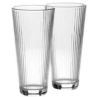 2-Piece 13.5oz Beam Faceted Glass Tumblers - Bed Bath & Beyond - 42483524