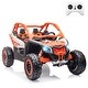 preview thumbnail 1 of 31, Ride on UTV Car, Licensed Can-Am Electric Off-Road Car, 23" Large Seat, 4WD Kids Truck w/Remote Control Orange