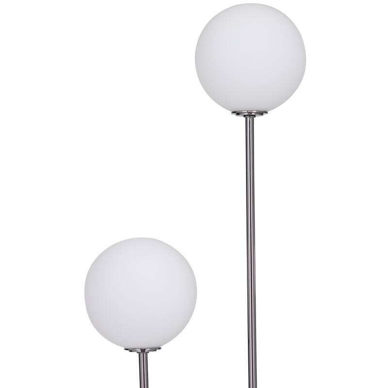Stylish Metal Orb Light Table Lamp with Marble Base - Gold, Black, Silver