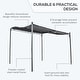 preview thumbnail 14 of 17, Outsunny Steel Outdoor Pergola Patio Canopy