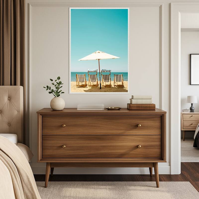 Best Spots by the Ocean by Elena Chukhlebova Framed Canvas Wall Art Print