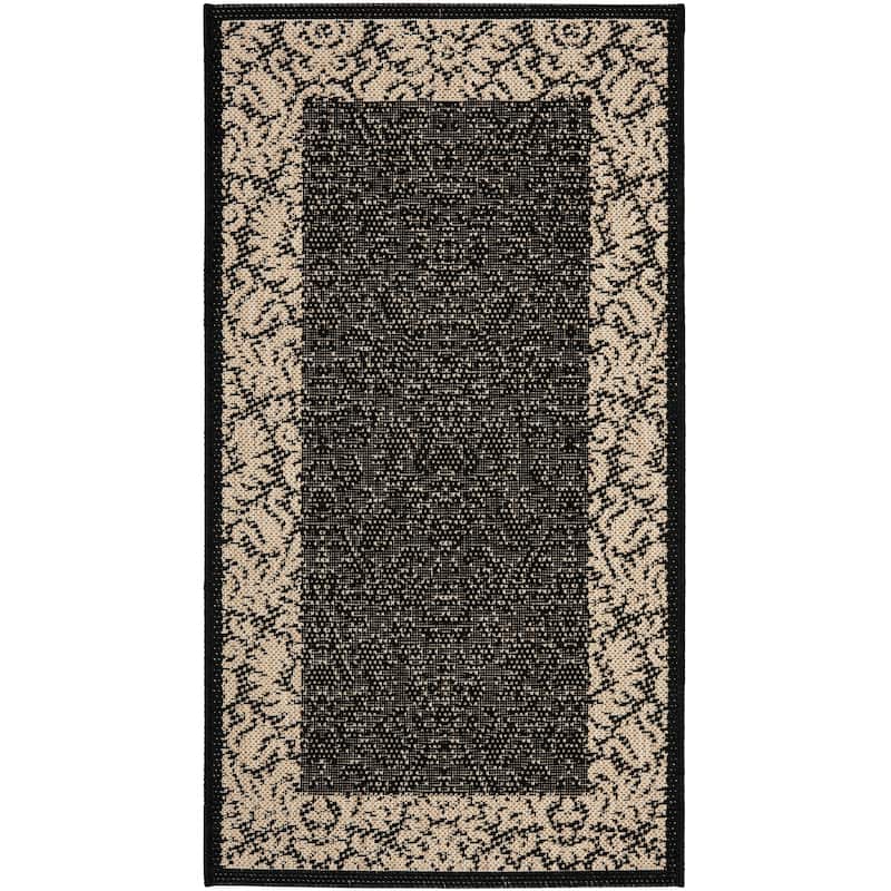 SAFAVIEH Courtyard Peggie Indoor/ Outdoor Patio Backyard Rug