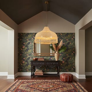 Lumara 3-Light Rattan Large Dome Pendant, Coastal Boho - Handwoven - 24" Wide