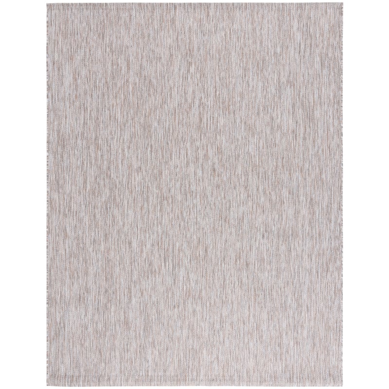 SAFAVIEH Courtyard Lumturie Indoor/Outdoor Waterproof Patio Rug - 9' x 12' - Ivory/Beige Grey