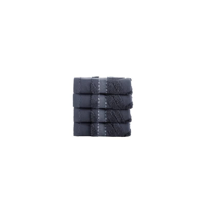 Brooks Brothers Large Square 4 pcs Wash Towels