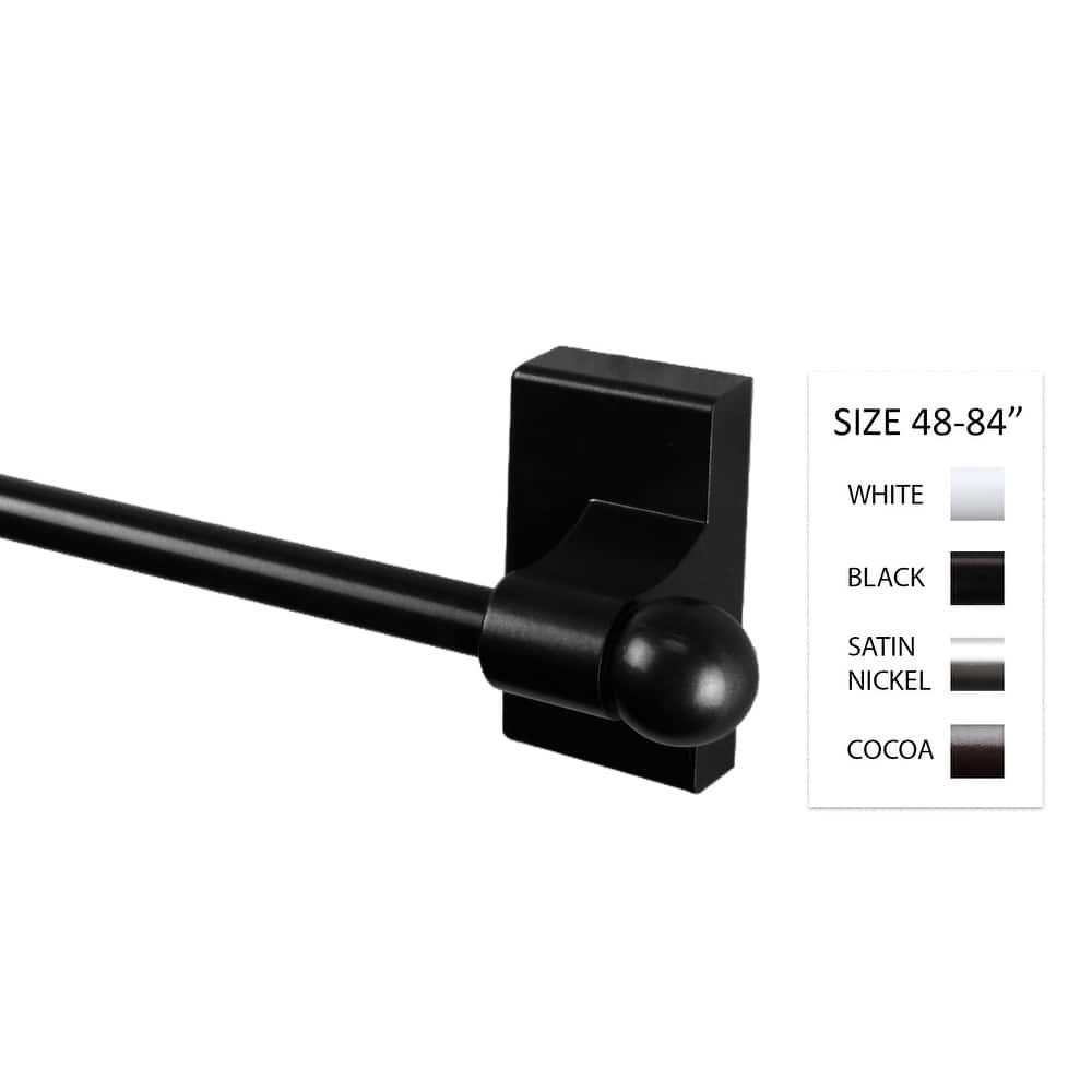 InStyleDesign 7/16 inch dia. Magnetic Rod 48-84 inch long