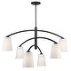 preview thumbnail 9 of 9, Minka Lavery 5399 Headington 6 Light 54" Wide Chandelier