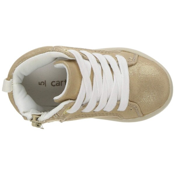 girls gold high tops