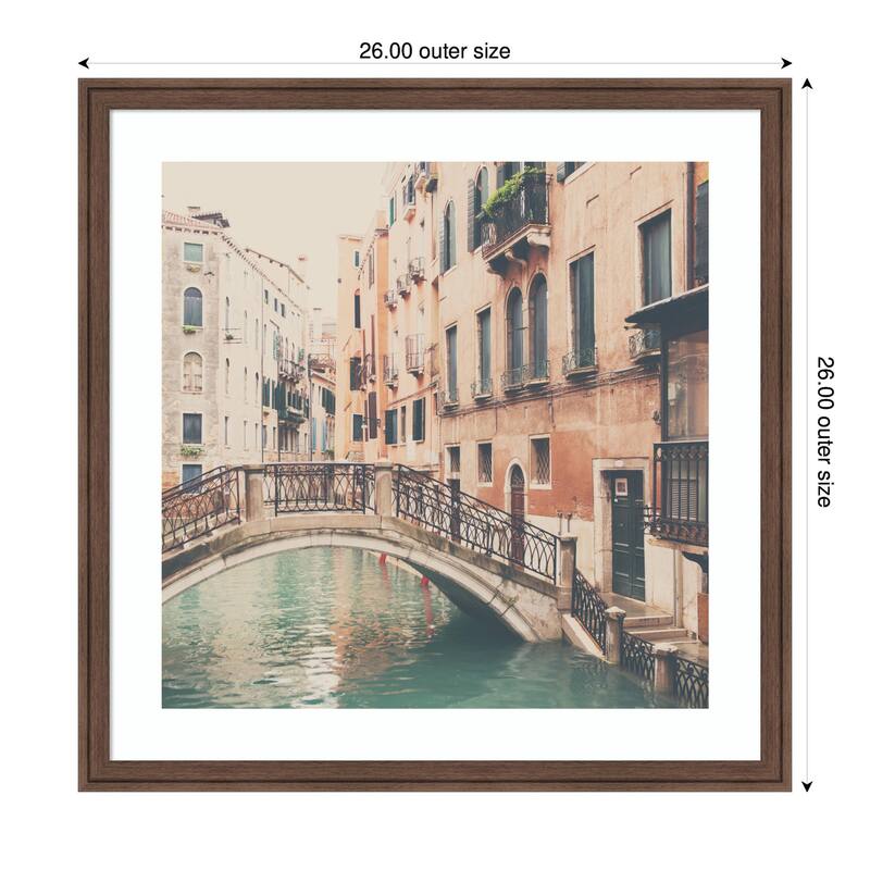 Kate and Laurel Framed Art Wandering The Streets of Venice by Laura Evans