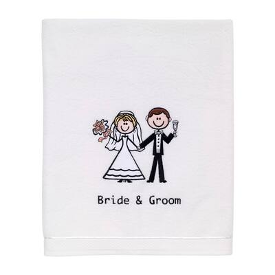 Avanti Bride & Groom Bath Towel