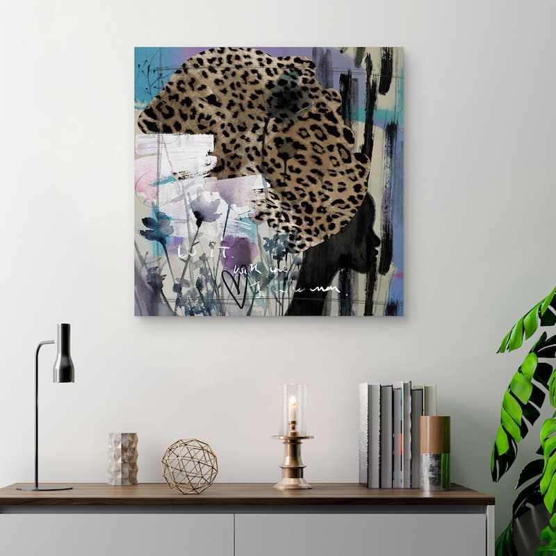 Turban Beauty by Synthia SAINT JAMES Canvas Art Print