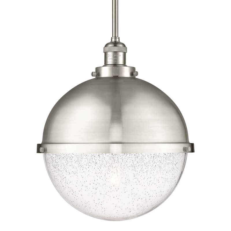 Innovations Lighting 201S-16-13 Hampden Pendant Hampden 13" Wide - Brushed Satin Nickel / Seedy