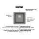 preview thumbnail 27 of 51, Karran Undermount Quartz Bar Single Bowl Sink