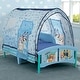 preview thumbnail 1 of 3, Delta Children Bluey Plastic Toddler Bed with Tent