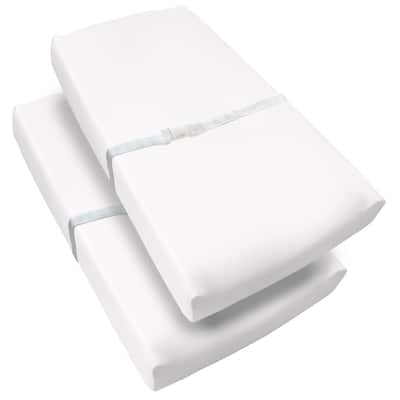 BreathableBaby Waterproof Cover, For 32" x 16"/81 x 41 cm Changing Pad (2-Pack) - N/A