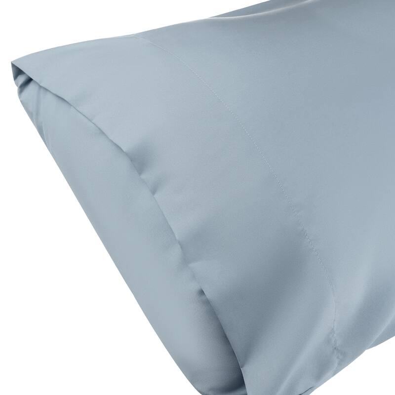 Set of 2 Satin Pillowcases with Envelope Closure for Home 20x26