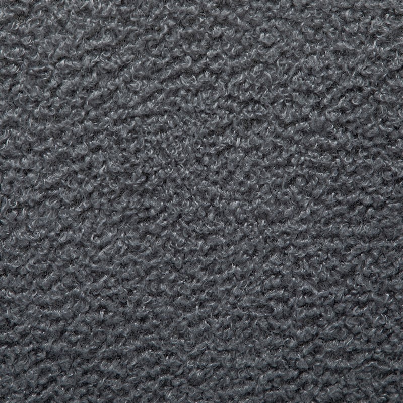 SEYNAR Modern Faux Sherpa Upolstered High Back Armless Accent Chair Set of 2