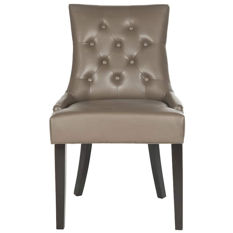 SAFAVIEH Chelsey Grey Ring Dining Chair (Set of 2) - 22" x 25.6" x 36.4" - 22"W x 25"D x 36"H