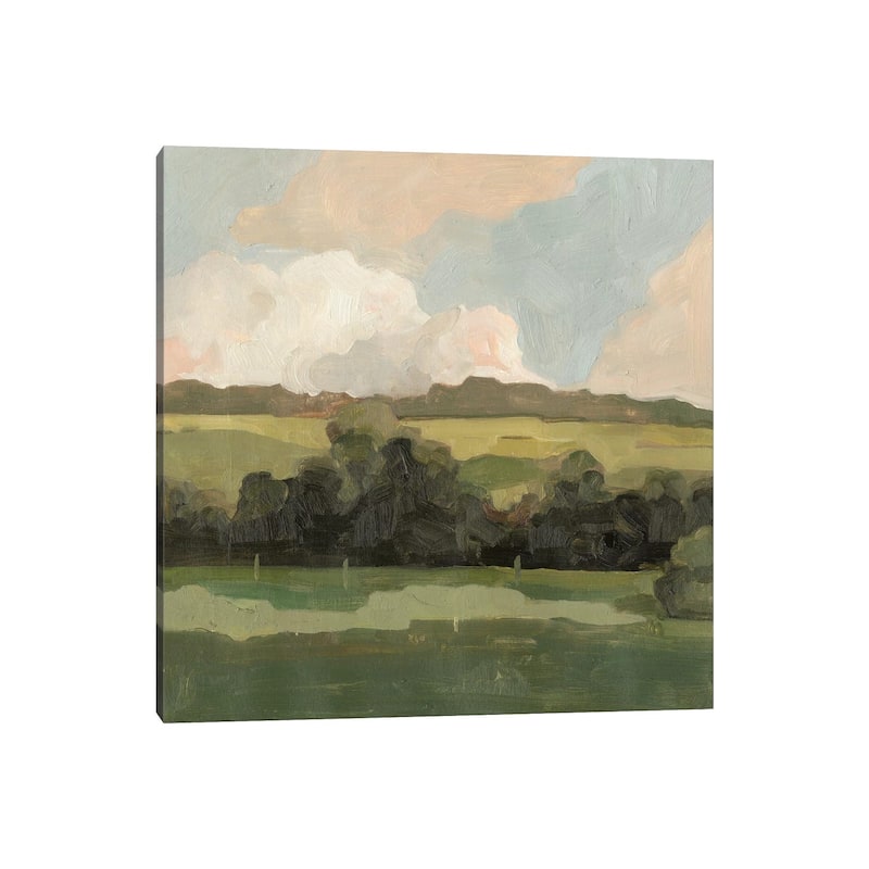 iCanvas "Ochre Evening II" by Emma Scarvey Canvas Print