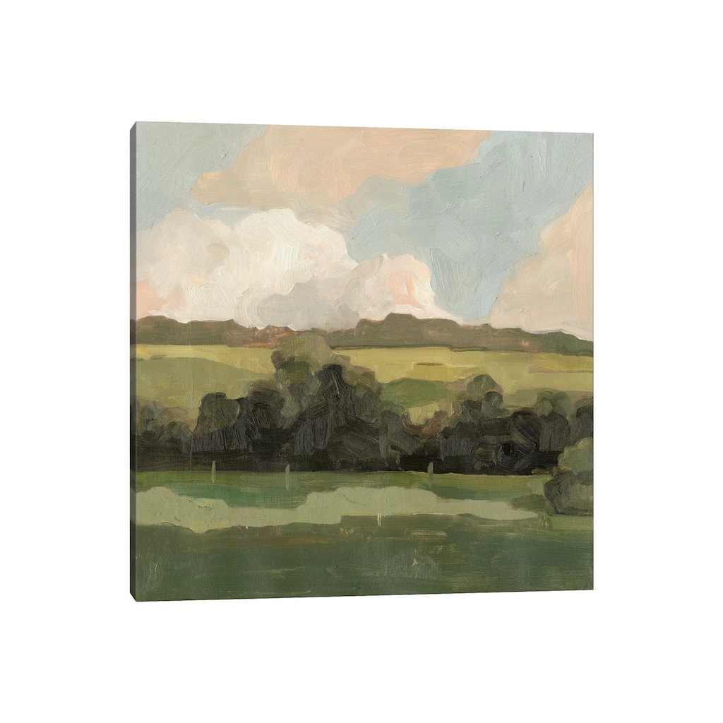 iCanvas "Ochre Evening II" by Emma Scarvey Canvas Print