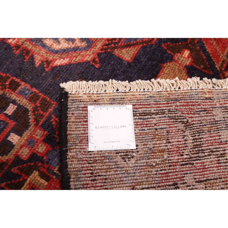 ECARPETGALLERY Hand-knotted Andelz Dark Navy Wool Rug - 4'4 x 6'5