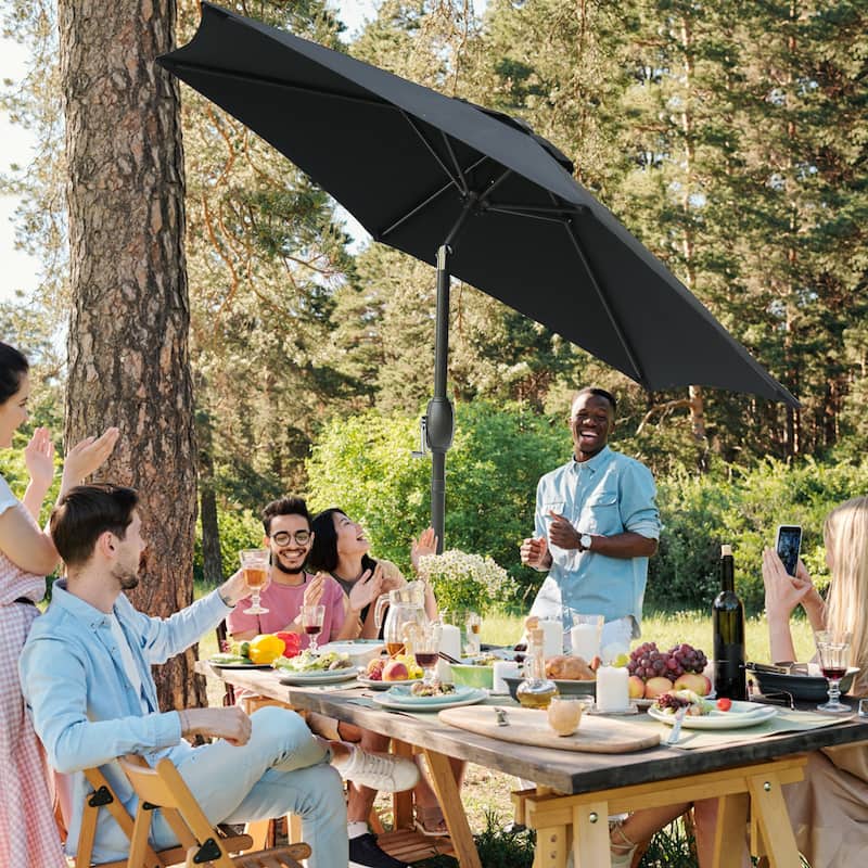 7.5ft x 7.5ft Outdoor Patio Umbrella