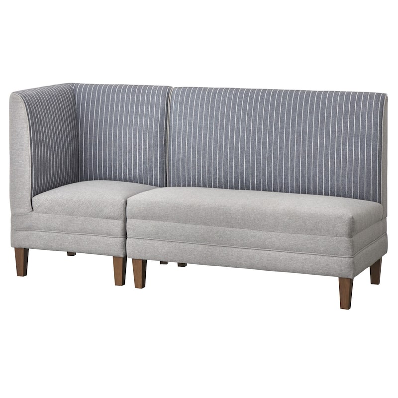 Lifestorey Phillips 2-Piece Upholstered Bench Set
