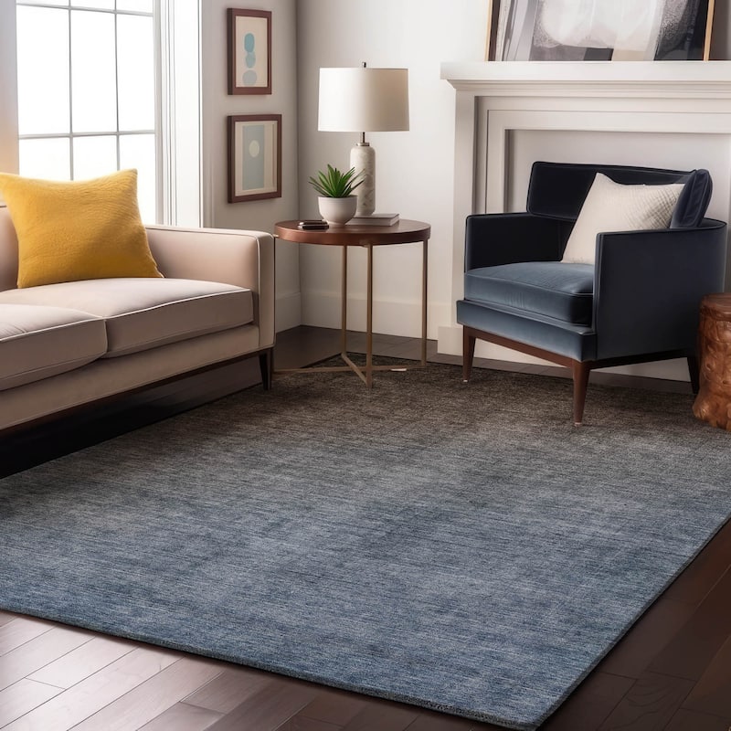 Premium Washable Super Soft Ombre Solid Mayfield Rug - Chocolate - 9' x 12' - Rectangle