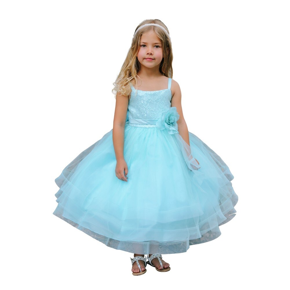 horse hair flower girl dress
