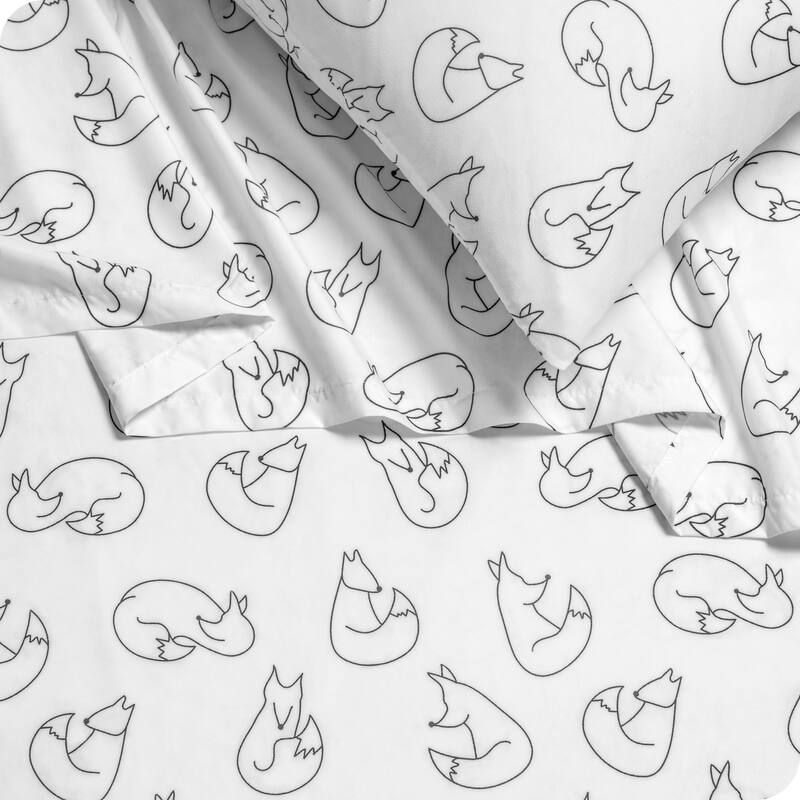 Bare Home Double Brushed Deep Pocket Printed Sheet Set
