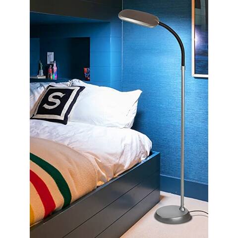 Brightech Litespan 2nd Edition LED Floor Lamp - Silver