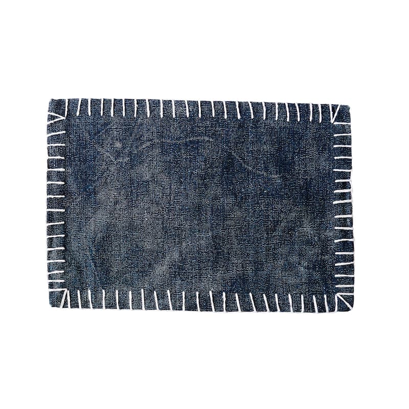 Carter Indigo Placemat Set 4