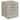 Loomis Whitewashed Grey 3-drawer File Cabinet