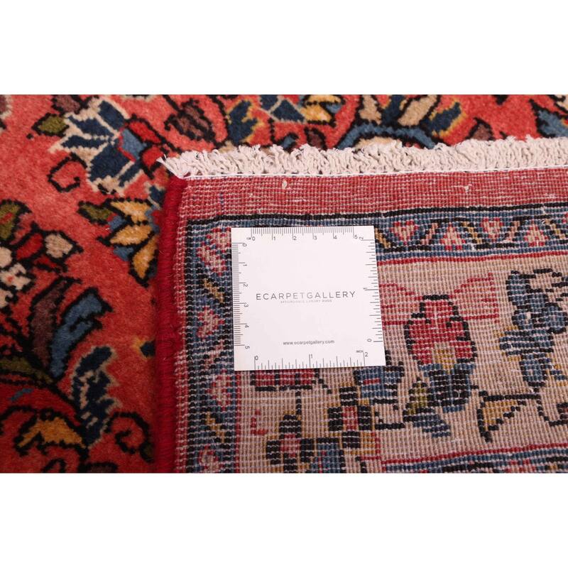 ECARPETGALLERY Hand-knotted Anadol Light Red Wool Rug - 2'4 x 7'7