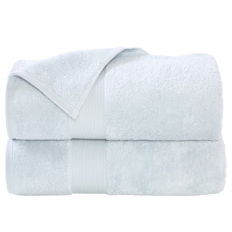 Fabstyles Luxury Large Bath Sheet 35 by 70 Inches Set of 2