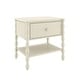 preview thumbnail 14 of 33, Max and Lily Jenny Lind Nightstand with 1 Drawer and Bottom Shelf
