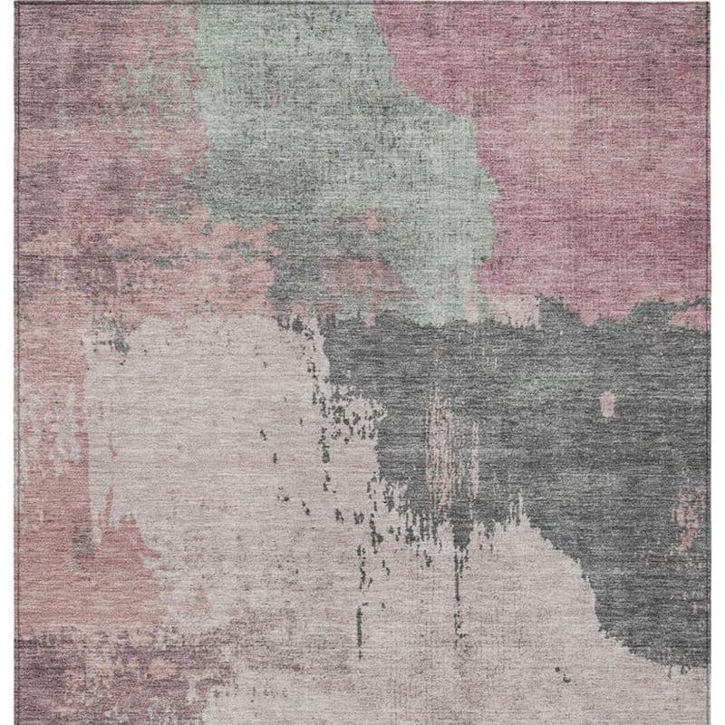 HomeRoots Abstract Transitional Rectangle Outdoor Rug
