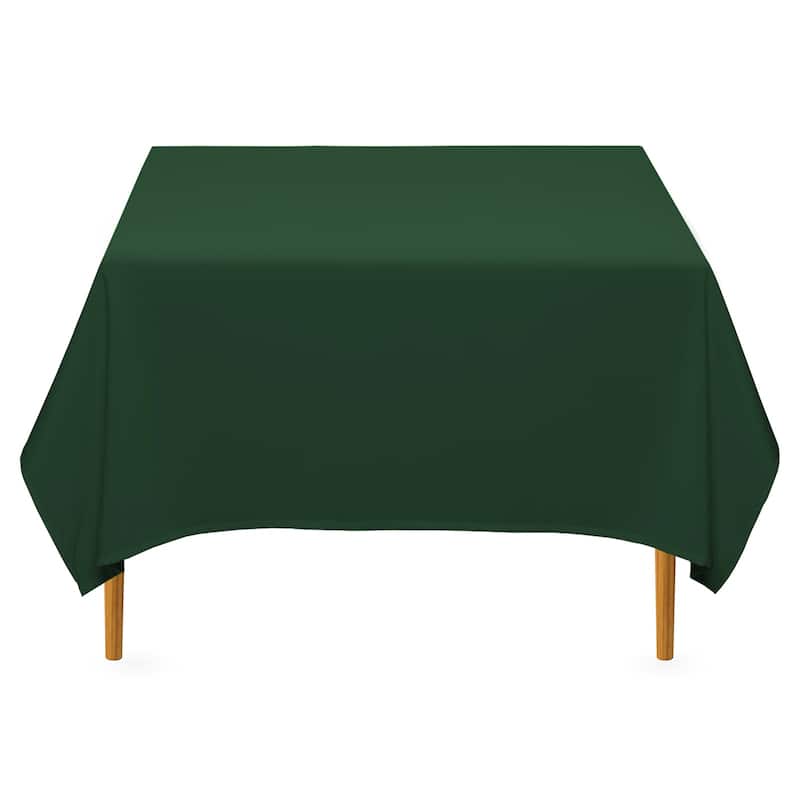 70 x 70in 10pk Square Tablecloth Hunter Green - Set of 10